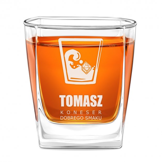 Szklanka do whisky z grawerem dla konesera