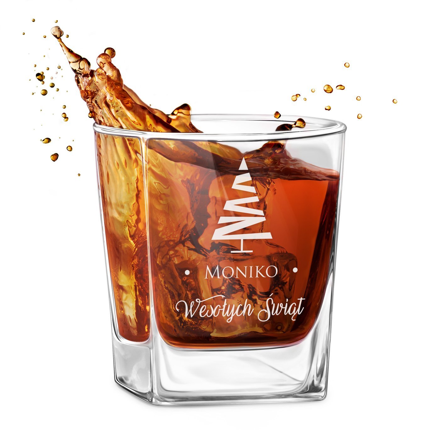 Szklanka do whisky z grawerem dla niej na wita