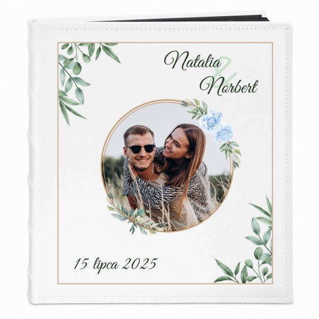 Album na zdjęcia z nadrukiem i Twoim zdjęciem dla pary na ślub