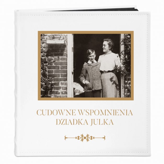 Album na zdjęcia z nadrukiem i Twoim zdjęciem dla dziadka