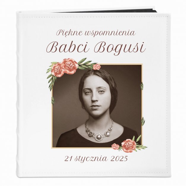 Album na zdjęcia z nadrukiem i Twoim zdjęciem dla babci