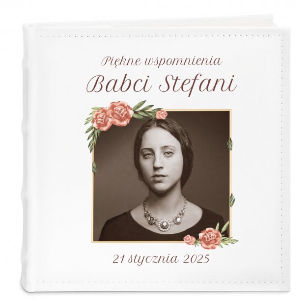 Album na zdjęcia z nadrukiem i Twoim zdjęciem dla babci