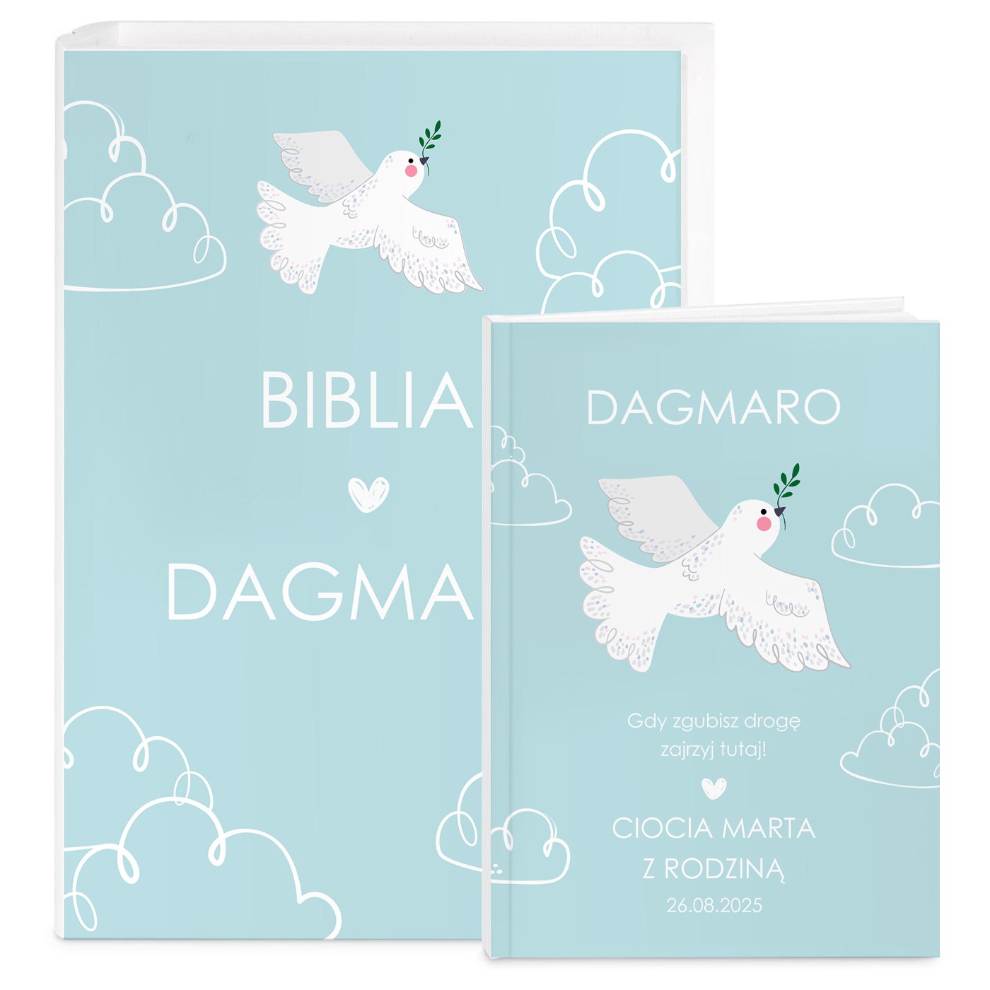 Biblia w etui z nadrukiem dla dziewczynki