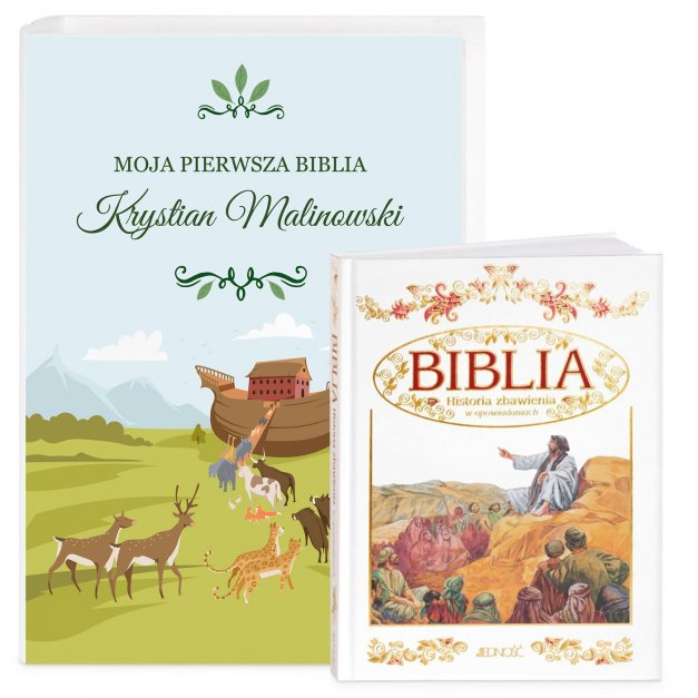 Biblia w etui z nadrukiem dla chłopca
