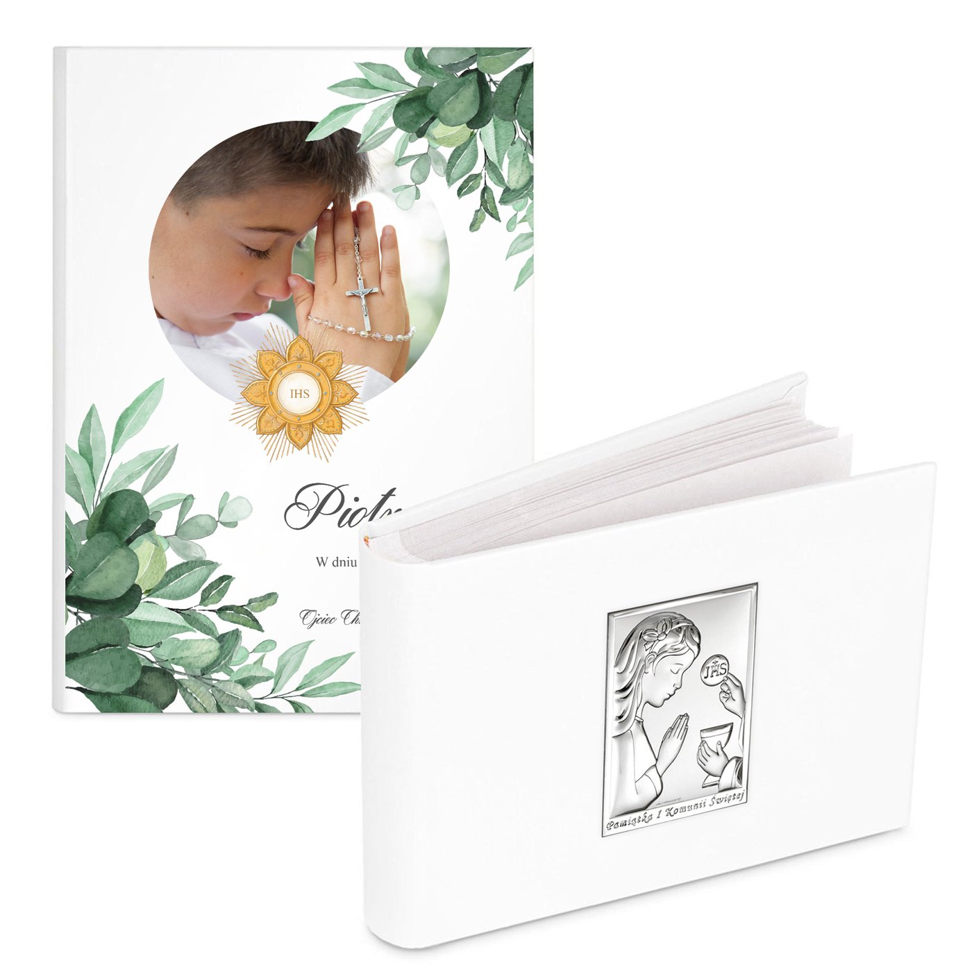Album na zdjcia w etui z Twoim zdjciem dla dziecka na komuni