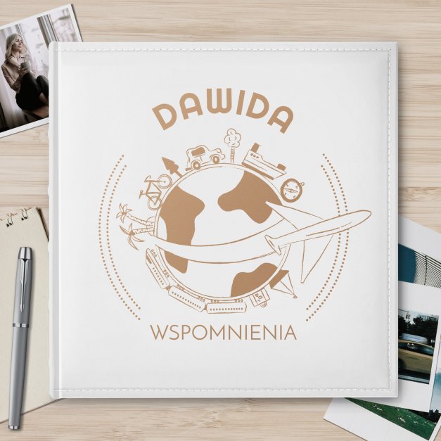 Duży album na zdjęcia z nadrukiem dla chłopca na imieniny