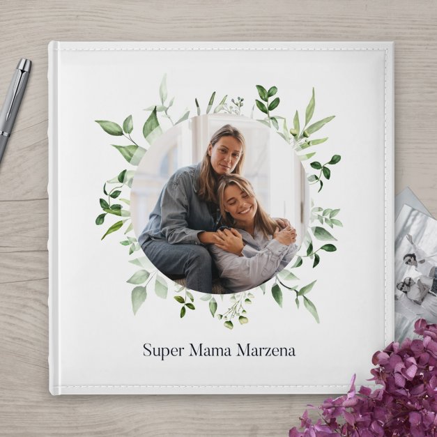 Duży album na zdjęcia z Twoim zdjęciem dla mamy