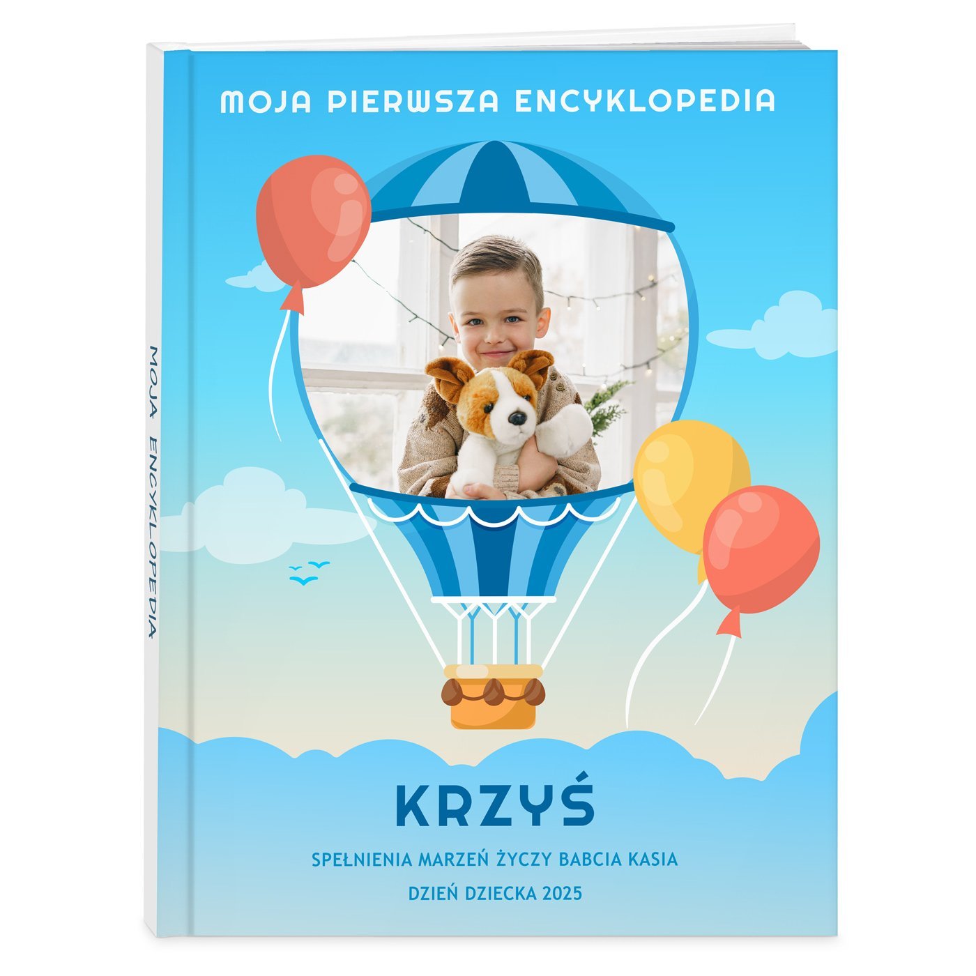 Encyklopedia z Twoim zdjciem dla chopca na Dzie Dziecka