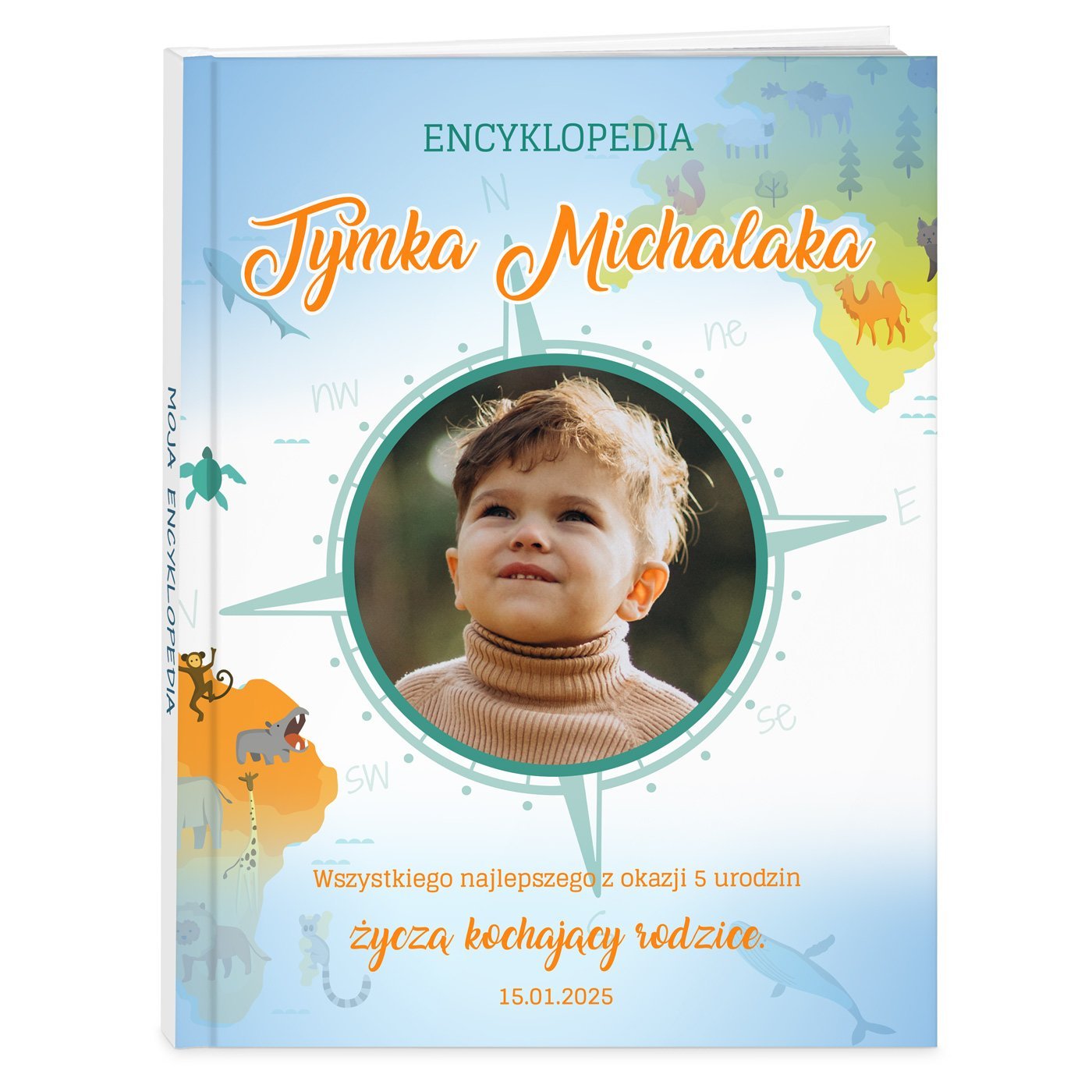 Encyklopedia z Twoim zdjciem dla chopca chopca na urodziny