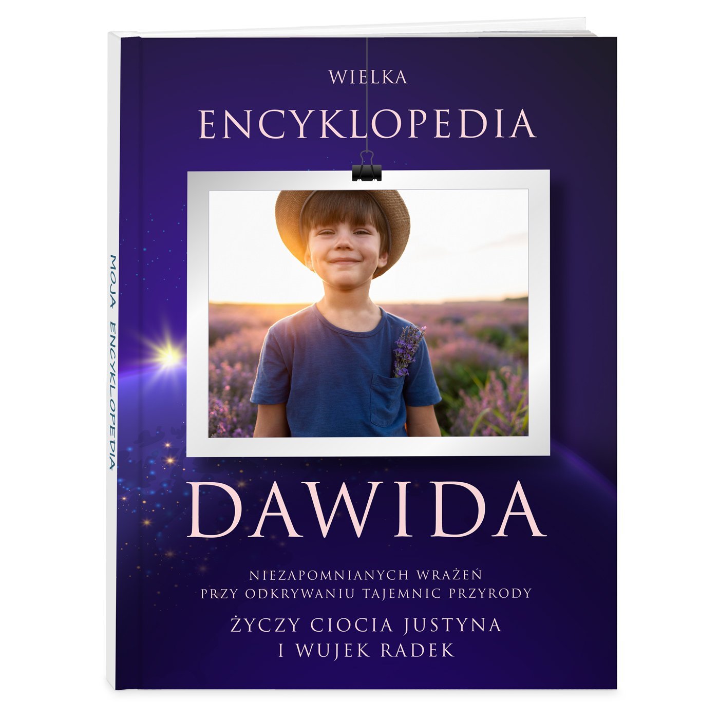 Encyklopedia z Twoim zdjciem dla chopca