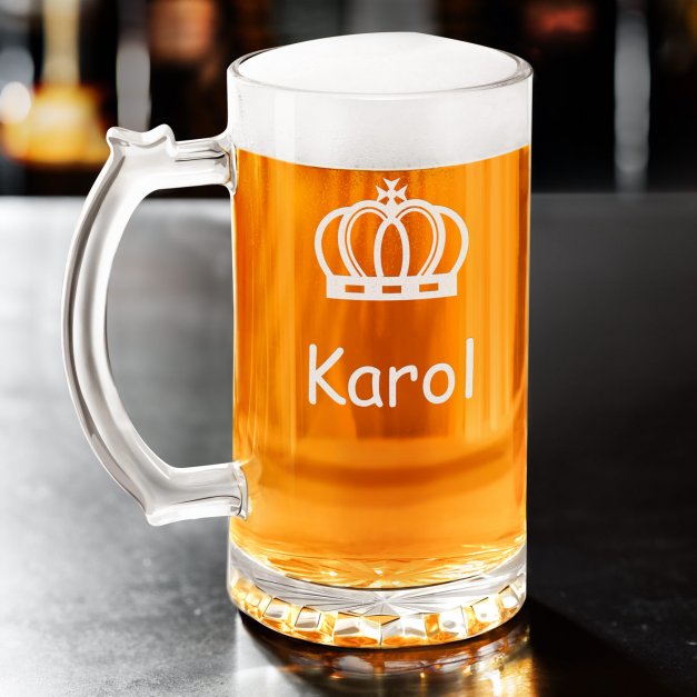 Kufel do piwa z grawerem dla niego na imieniny wieczór kawalerski parapetówkę