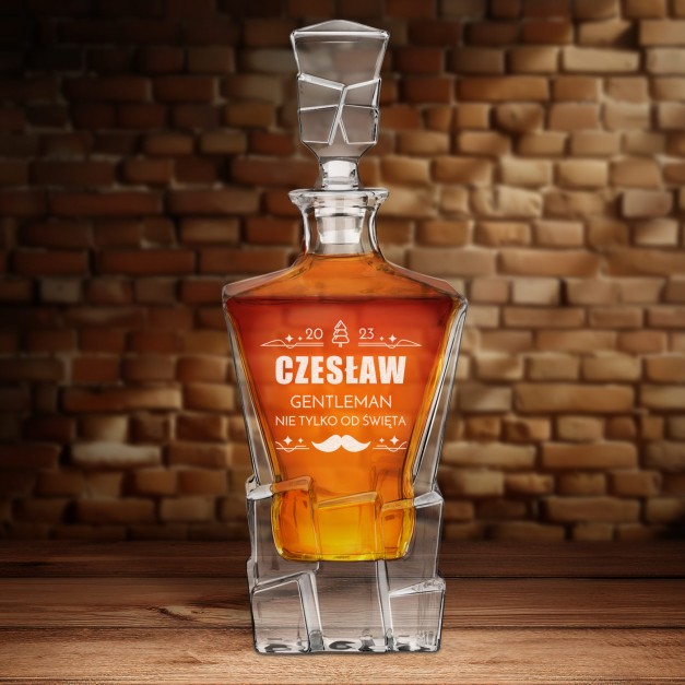 Karafka Ice Blink z grawerem dla gentlemana na urodziny