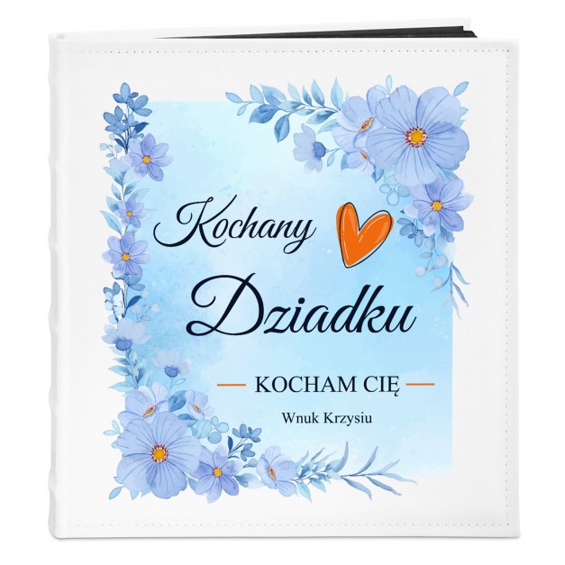 Album na zdjęcia z nadrukiem dla kochanego dziadka na imieniny