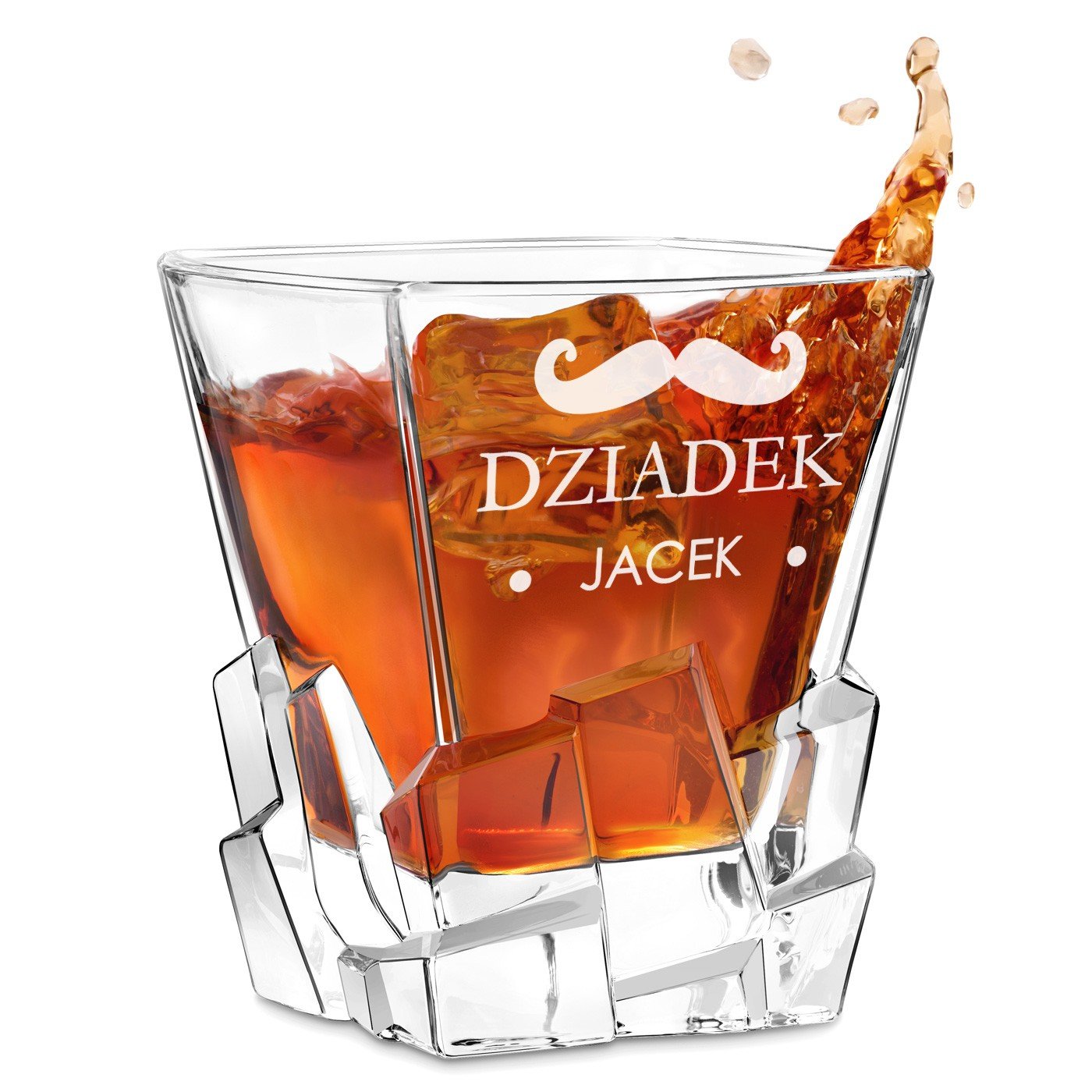 Szklanka do whisky z grawerem dla dziadka na urodziny