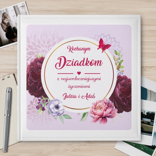 Duży album na zdjęcia na Dzień Babci i Dziadka