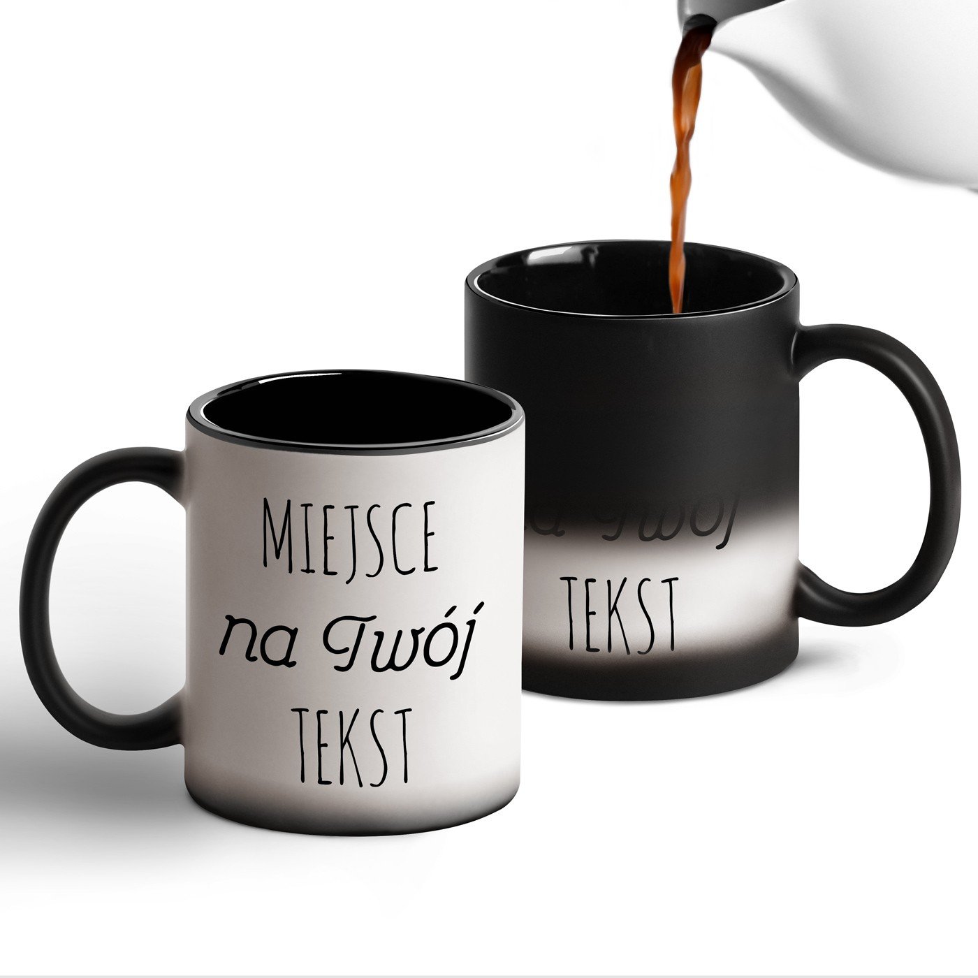 Magiczny kubek z twoim tekstem dla niego niej