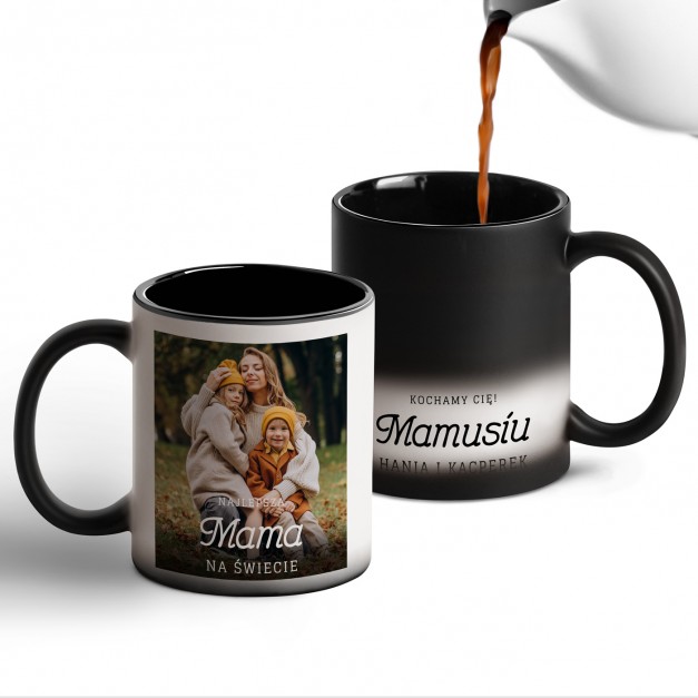 Magiczny kubek ze zdjęciem dla mamy na Dzień Matki