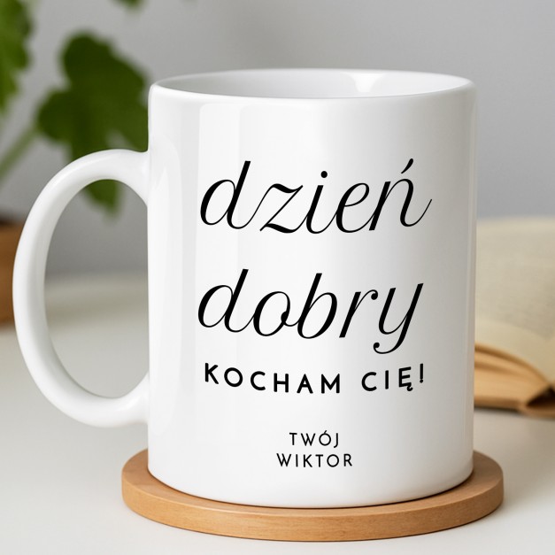 Kubek z nadrukiem dla żony na urodziny
