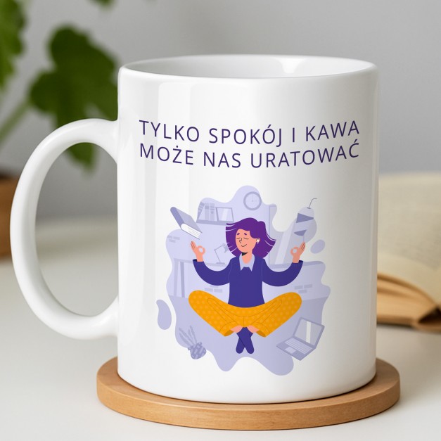 Kubek z nadrukiem dla nauczycielki na zakończenie roku