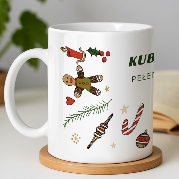 Kubek z nadrukiem dla żony na święta
