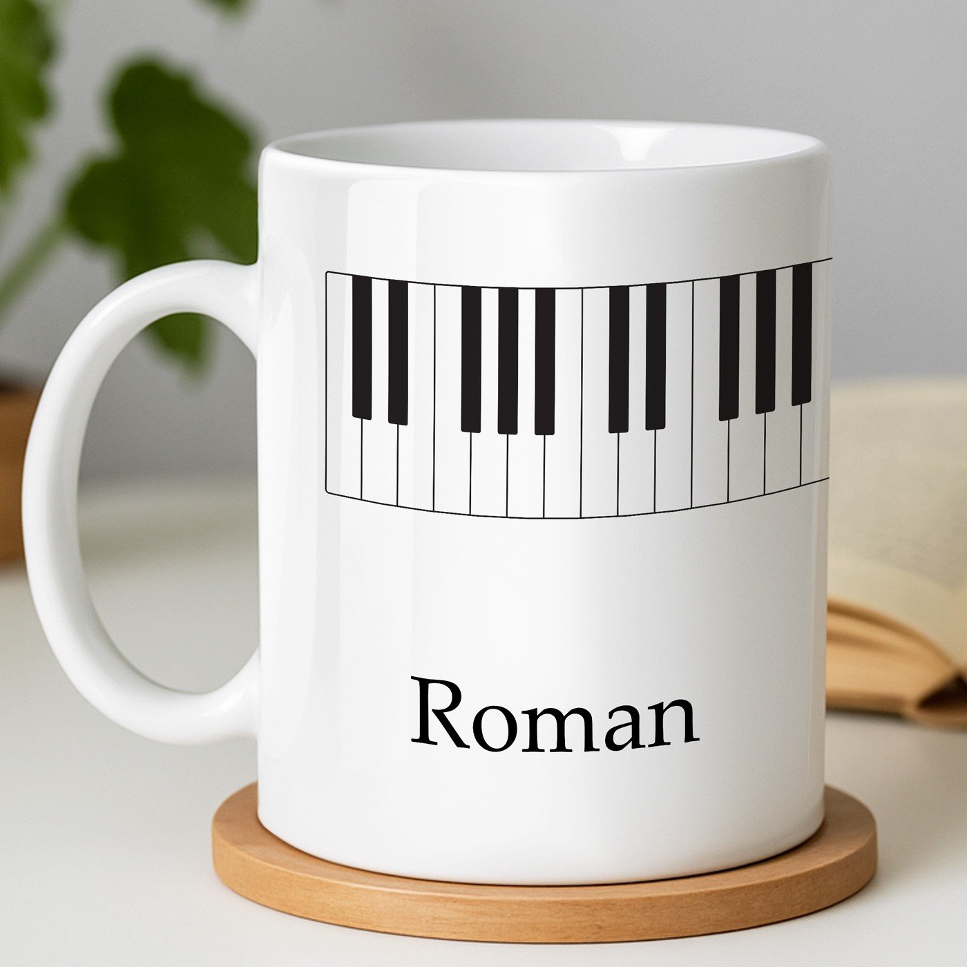 Kubek z nadrukiem dla muzyka pianisty