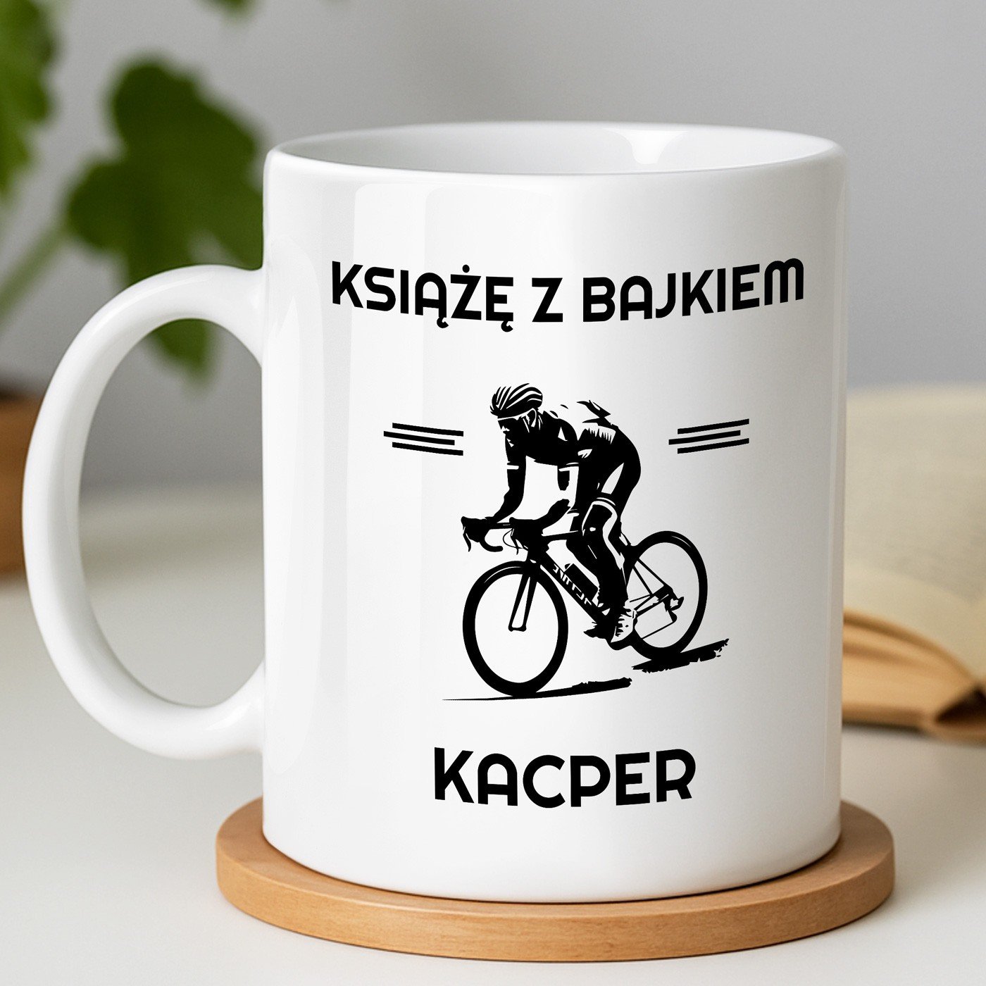 Kubek z nadrukiem dla rowerzysty kolarza