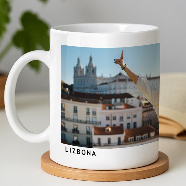 Kubek ze zdjęciem pamiątka z wakacji