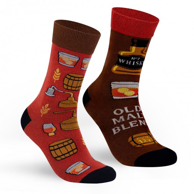 Skarpetki rozm. 38-42 z motywem whisky