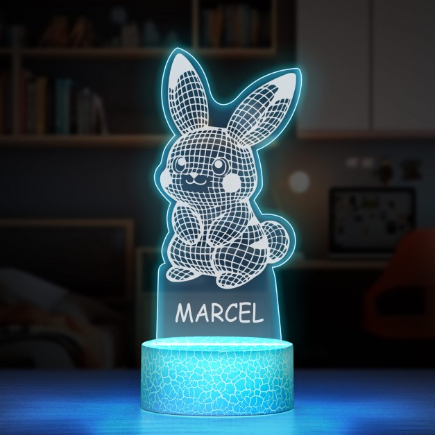 Lampka LED L z nadrukiem na szkle akrylowym dla dziecka
