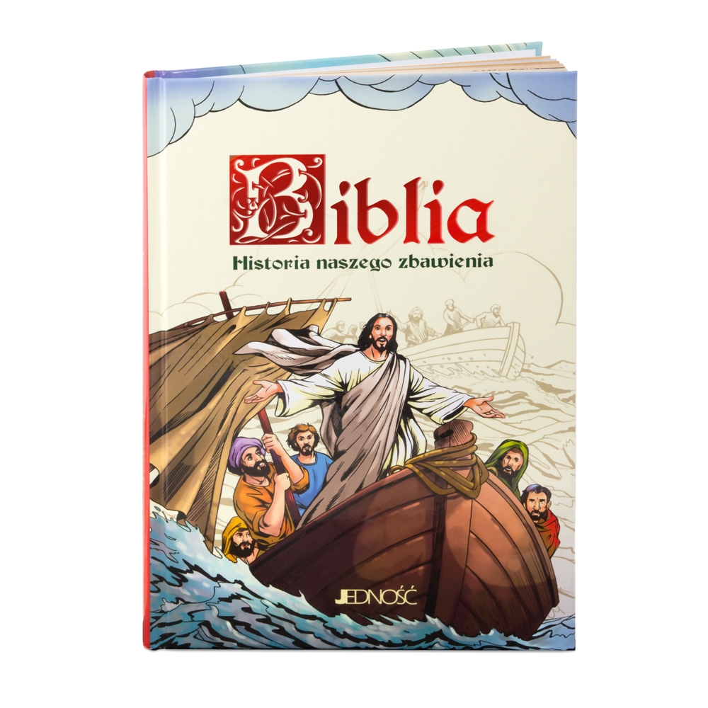 Biblia dla najmodszych z grawerem dla dziewczynki na chrzest