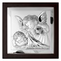 Obrazek Srebrny MARONE Anioł Stróż 10cm GRAWER 