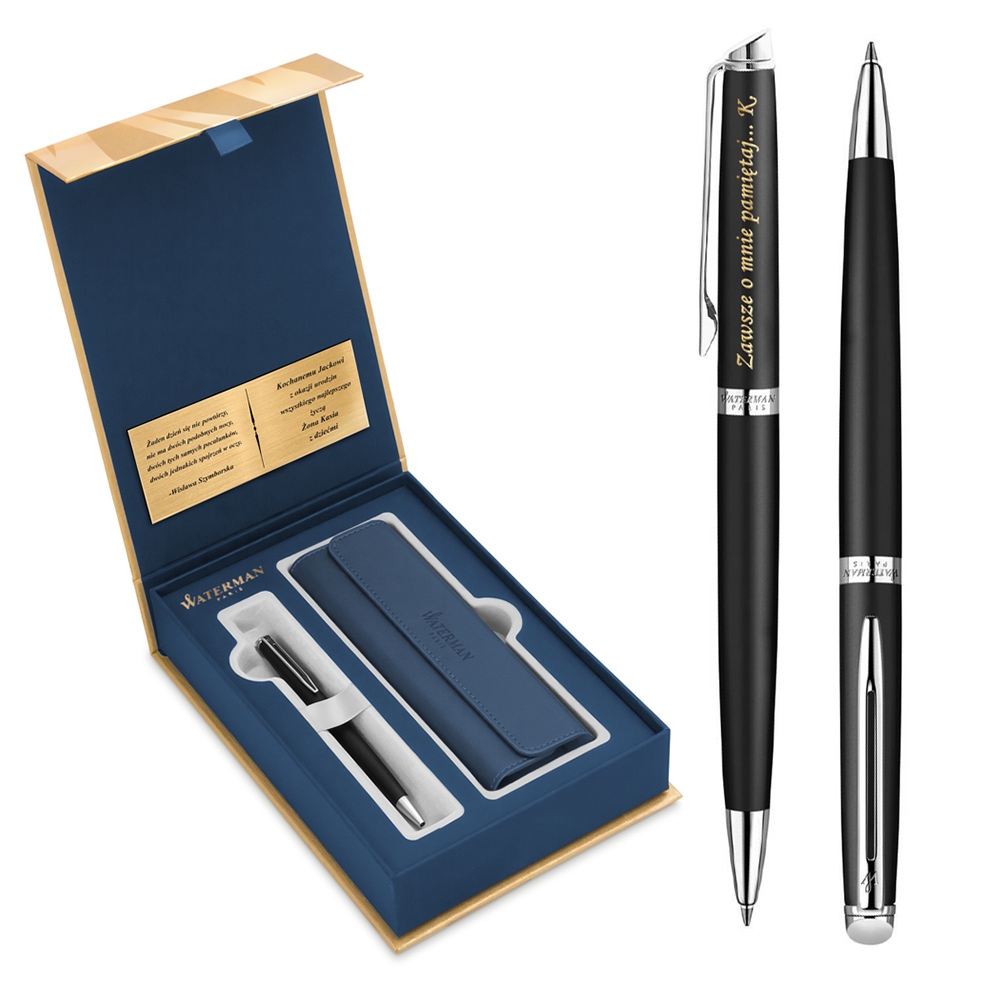 Zestaw Dugopis WATERMAN Hemisphere Czarny Mat CT