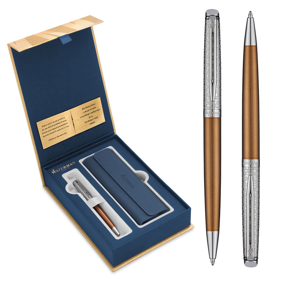 Zestaw Dugopis WATERMAN Hemisphere Brz CT