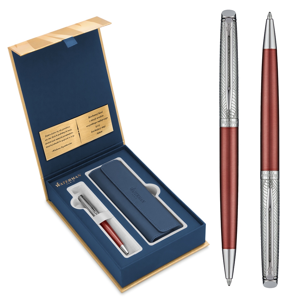 Zestaw Dugopis WATERMAN Hemisphere Miedziany R CT