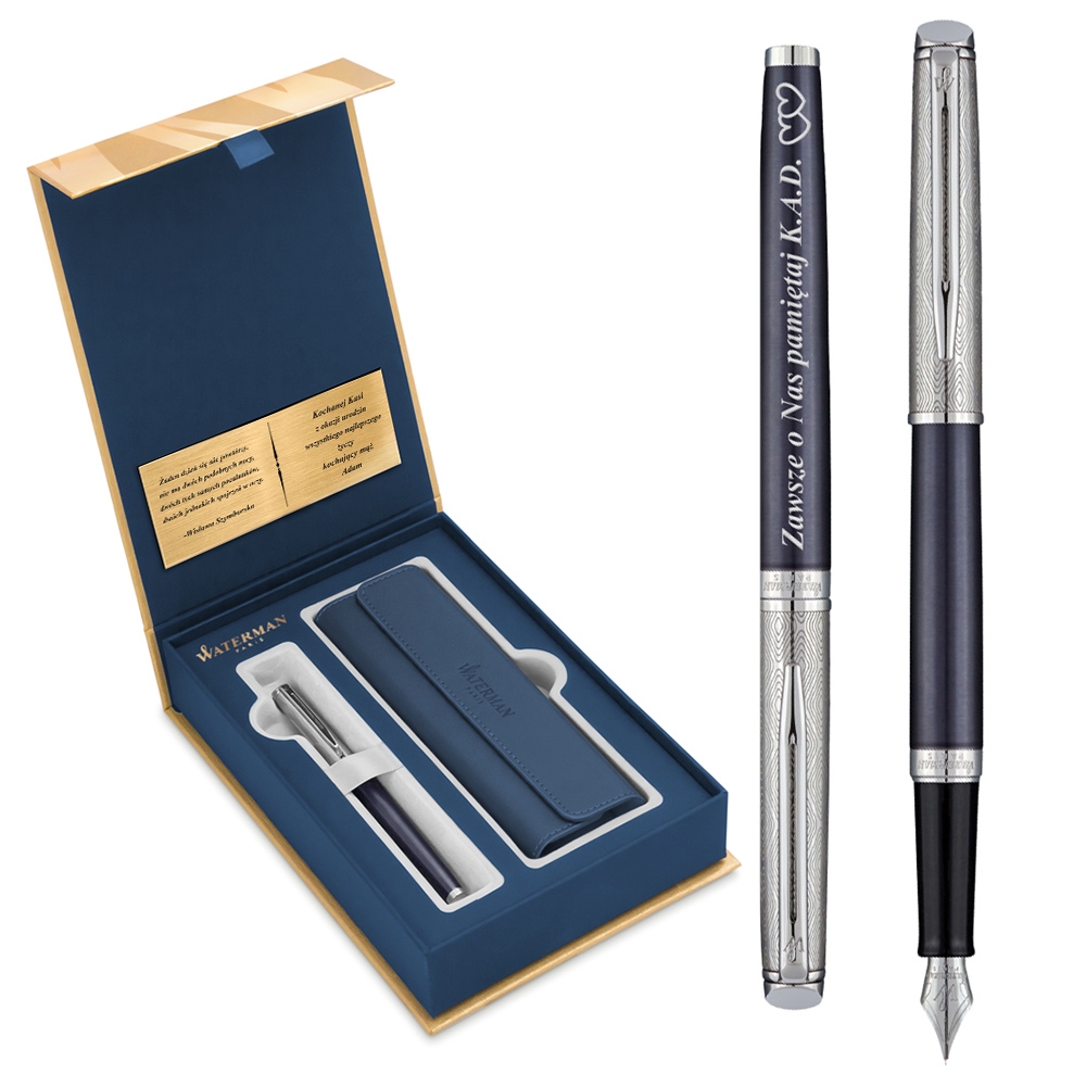 Zestaw Piro Wieczne WATERMAN Hemisphere Szafir CT