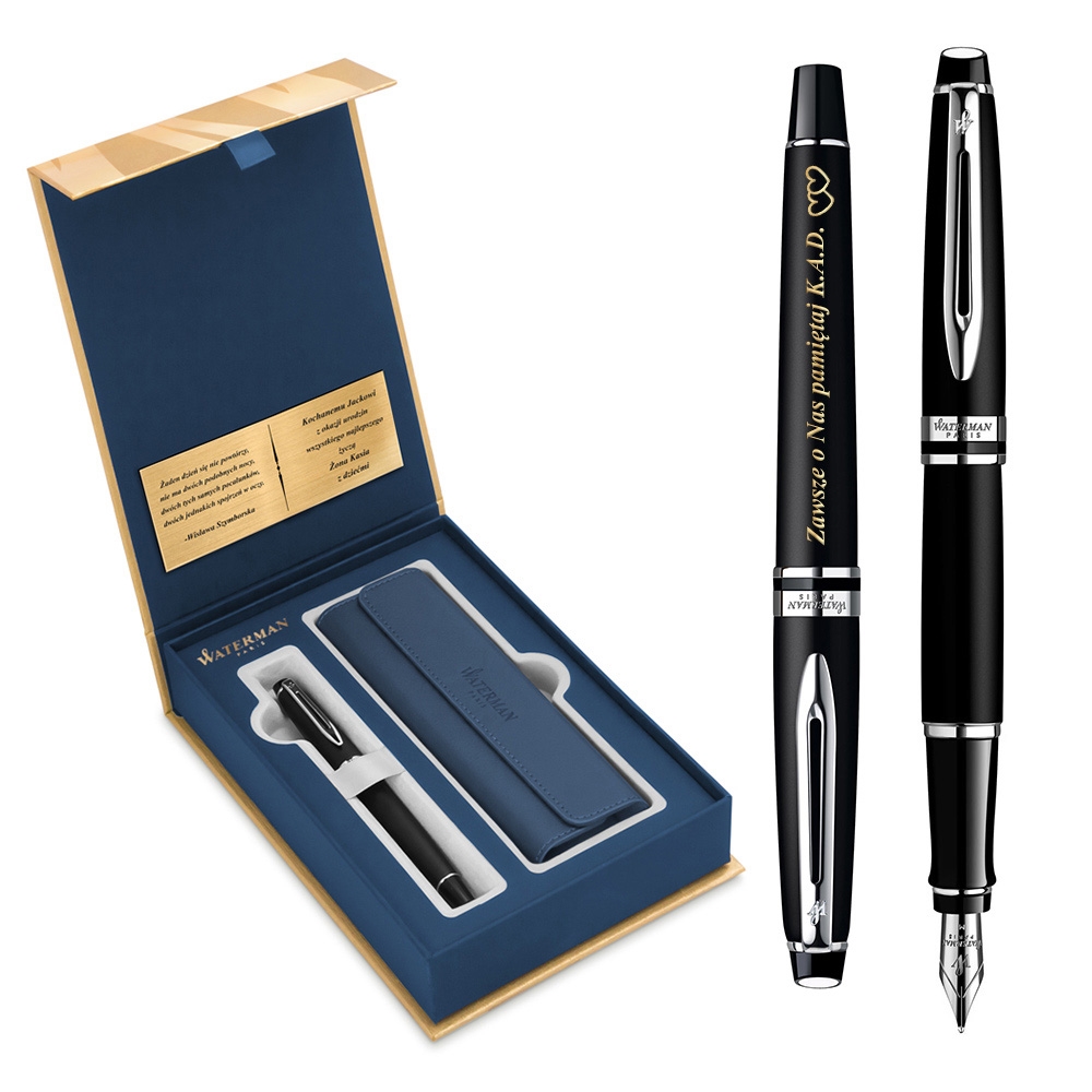 Zestaw Piro Wieczne WATERMAN Expert Czarne MAT CT