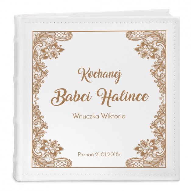 Album na zdjęcia z nadrukiem dla babci na Dzień Babci