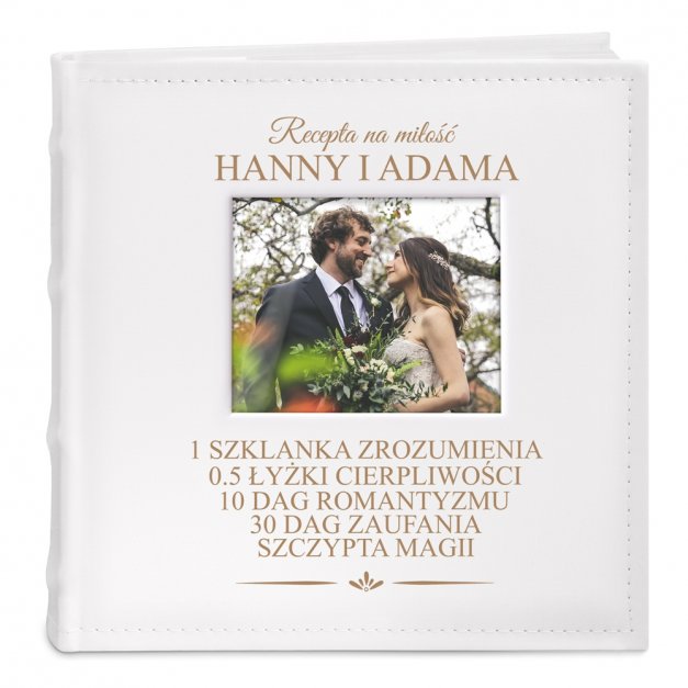 Album z nadrukiem na zdjęcia dla pary na ślub