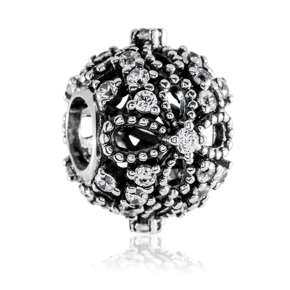 Charms Koralik Srebrny KORONA KRLW