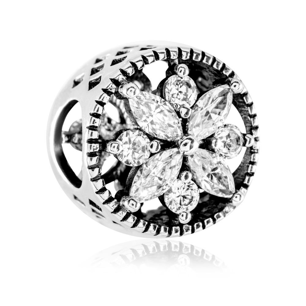 Charms Koralik Srebrny OSIEM GR