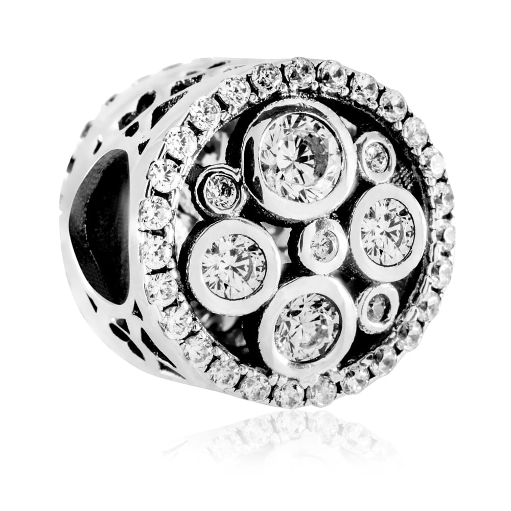 Charms Koralik Srebrny RZEKA OKA