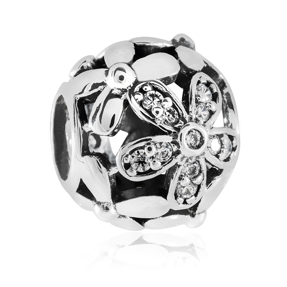 Charms Koralik Srebrny LETNIA KA