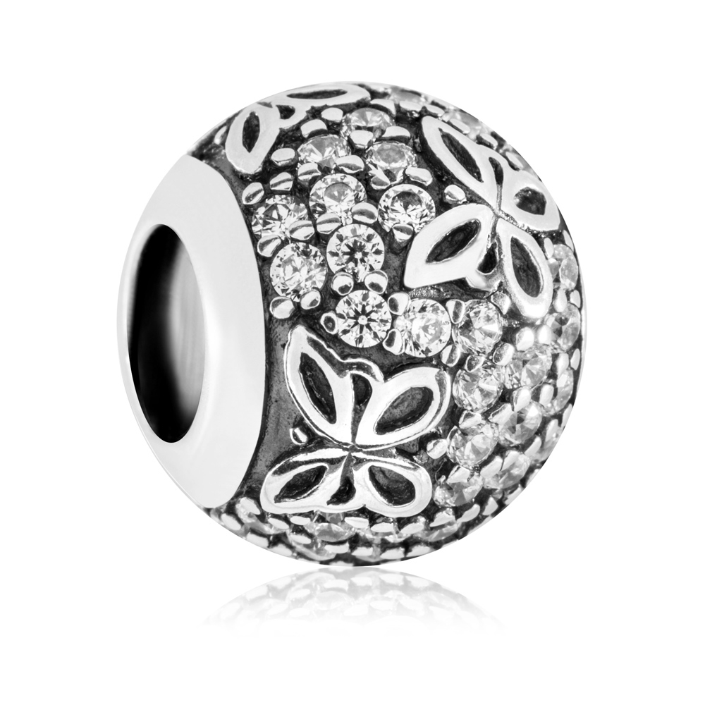Charms Koralik Srebrny O MOTYLACH SEN
