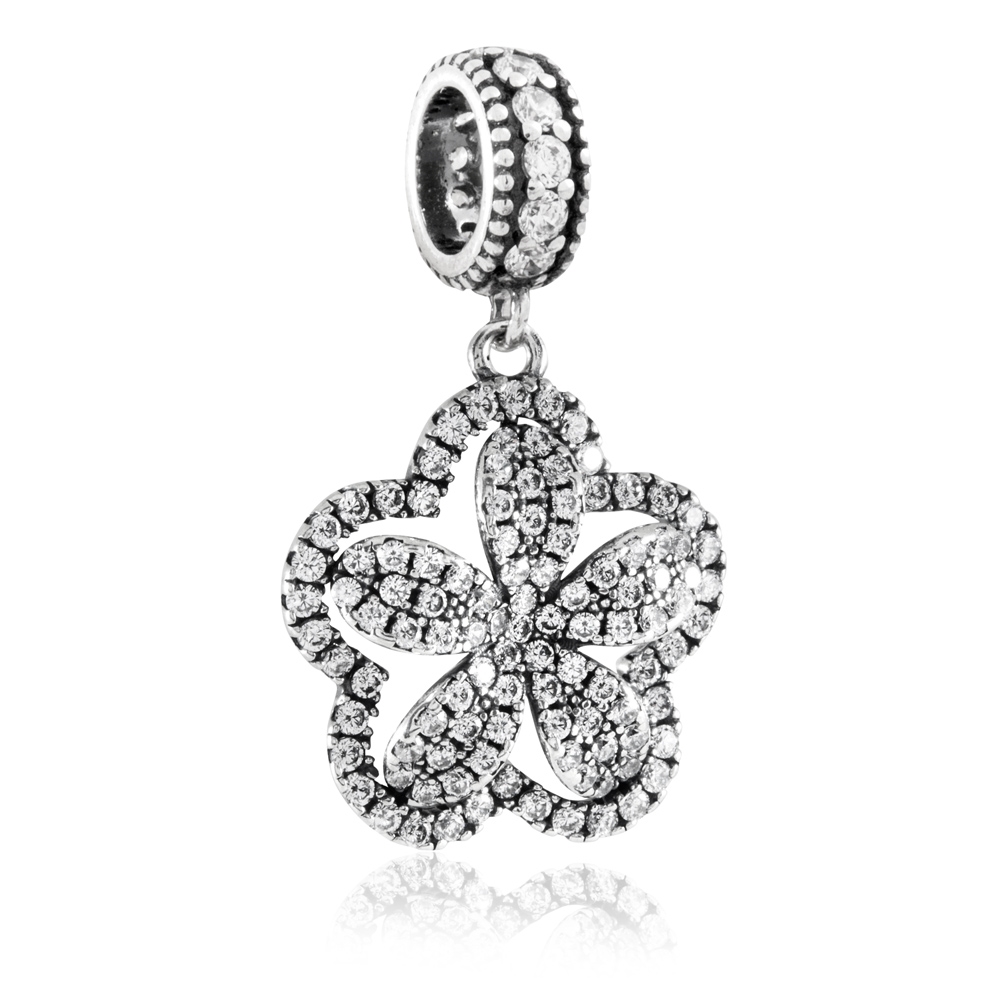 Charms Koralik Srebrny KWIAT LIRYCZNY