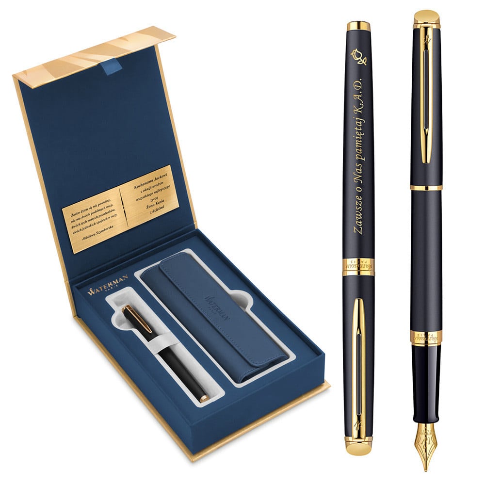 Piro Wieczne WATERMAN Hemisphere Czarny Mat GT
