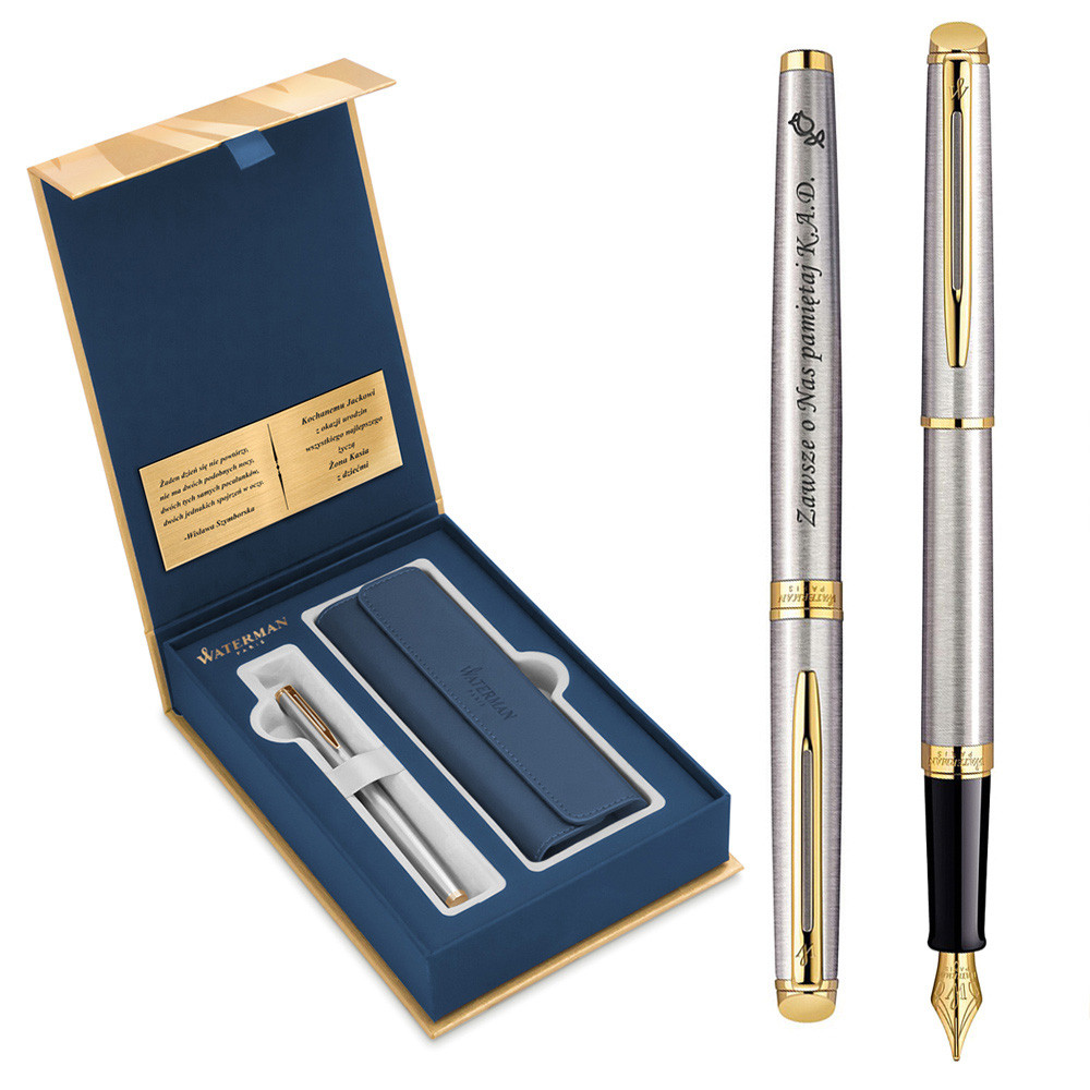 Piro Wieczne WATERMAN Hemisphere Stalowy GT
