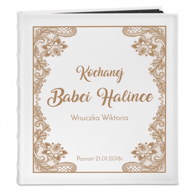 Album na zdjęcia z nadrukiem dla babci