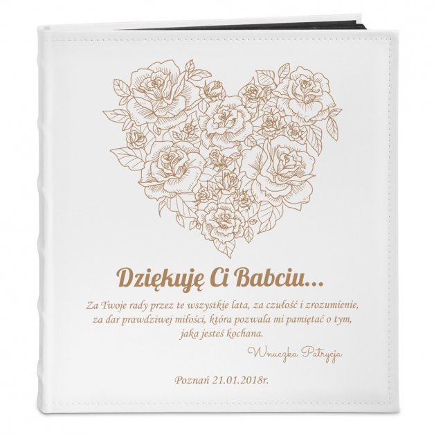 Album na zdjęcia z nadrukiem dla babci na Dzień Babci