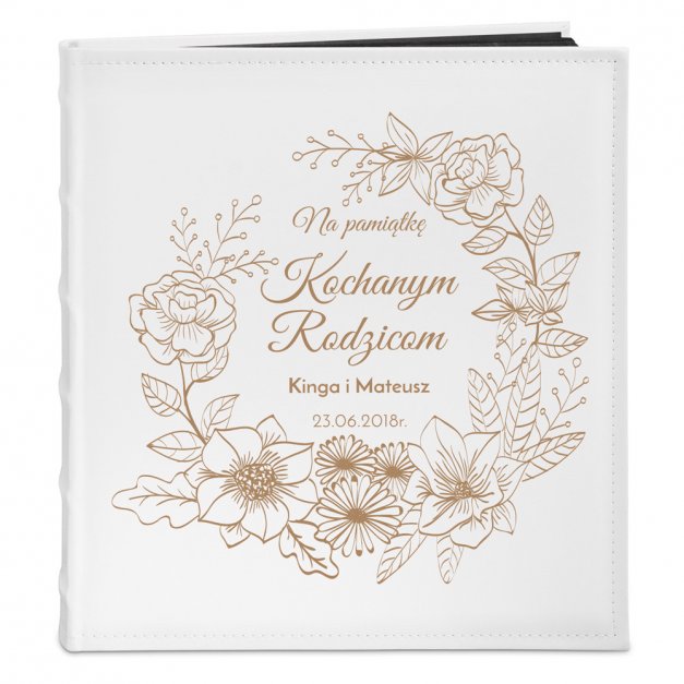 Album na zdjęcia z nadrukiem dla rodziców