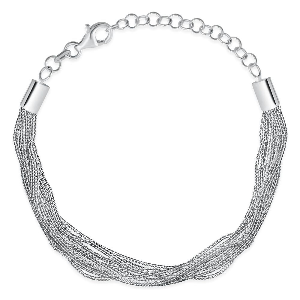 Srebrna Bransoletka 925 Modern Grawer